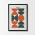 Bauhaus Poster Retro Circles - Add sophistication to your space