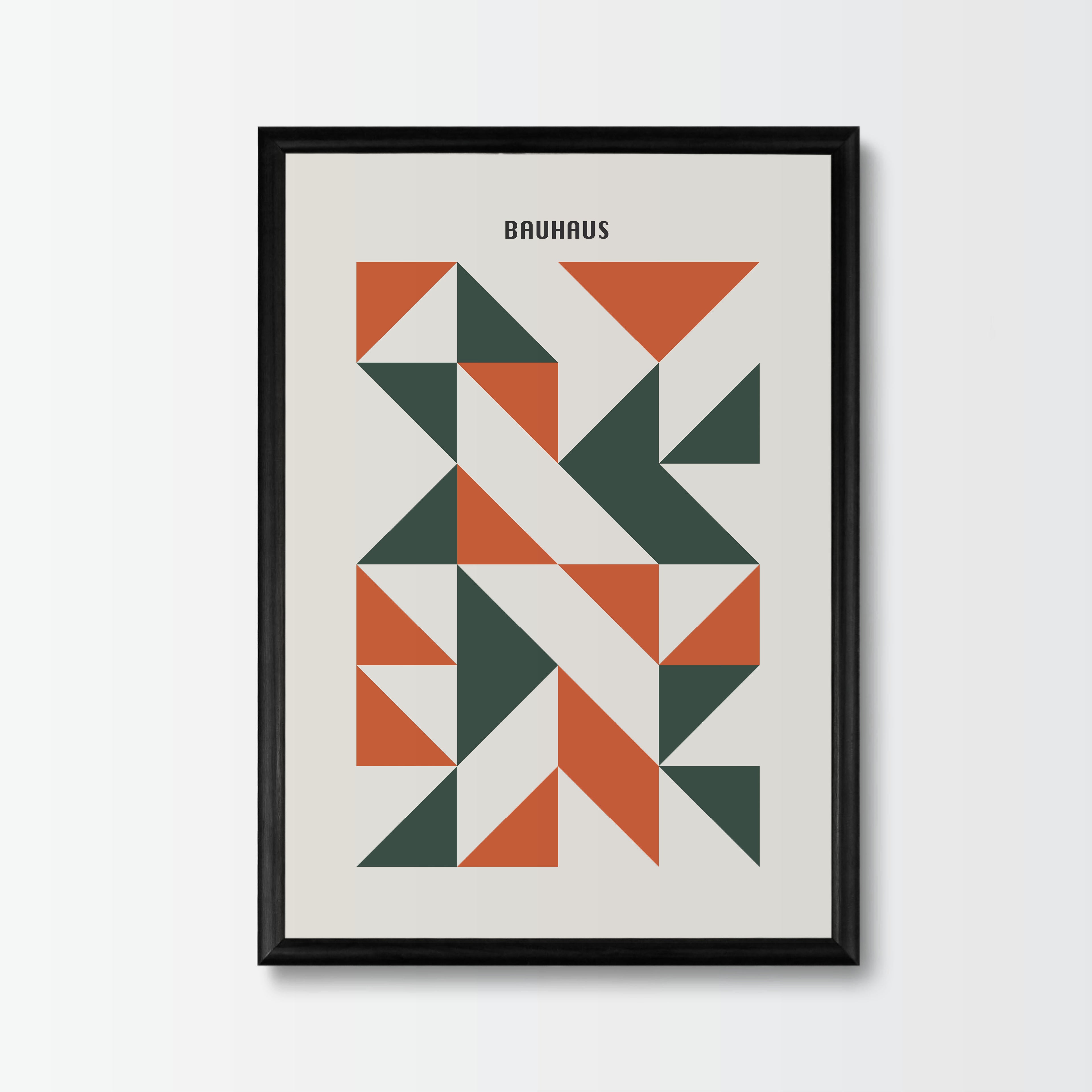Bauhaus Poster Retro Edges - Add sophistication to your space