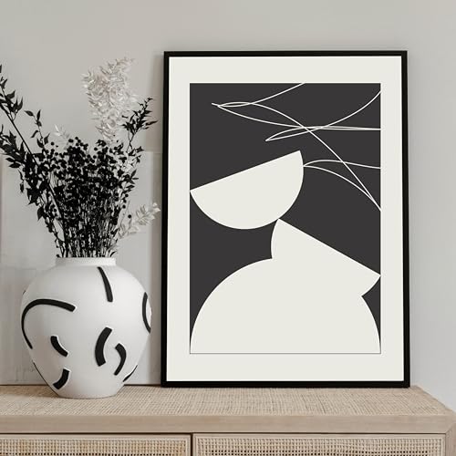 Studio Moien Abstract Framed Posters - A3 Size (21 x 29.7 cm), Abstract Modern Art Prints, Designed in Luxembourg, Made in the EU, 250 gsm Matte Paper (Collapse)