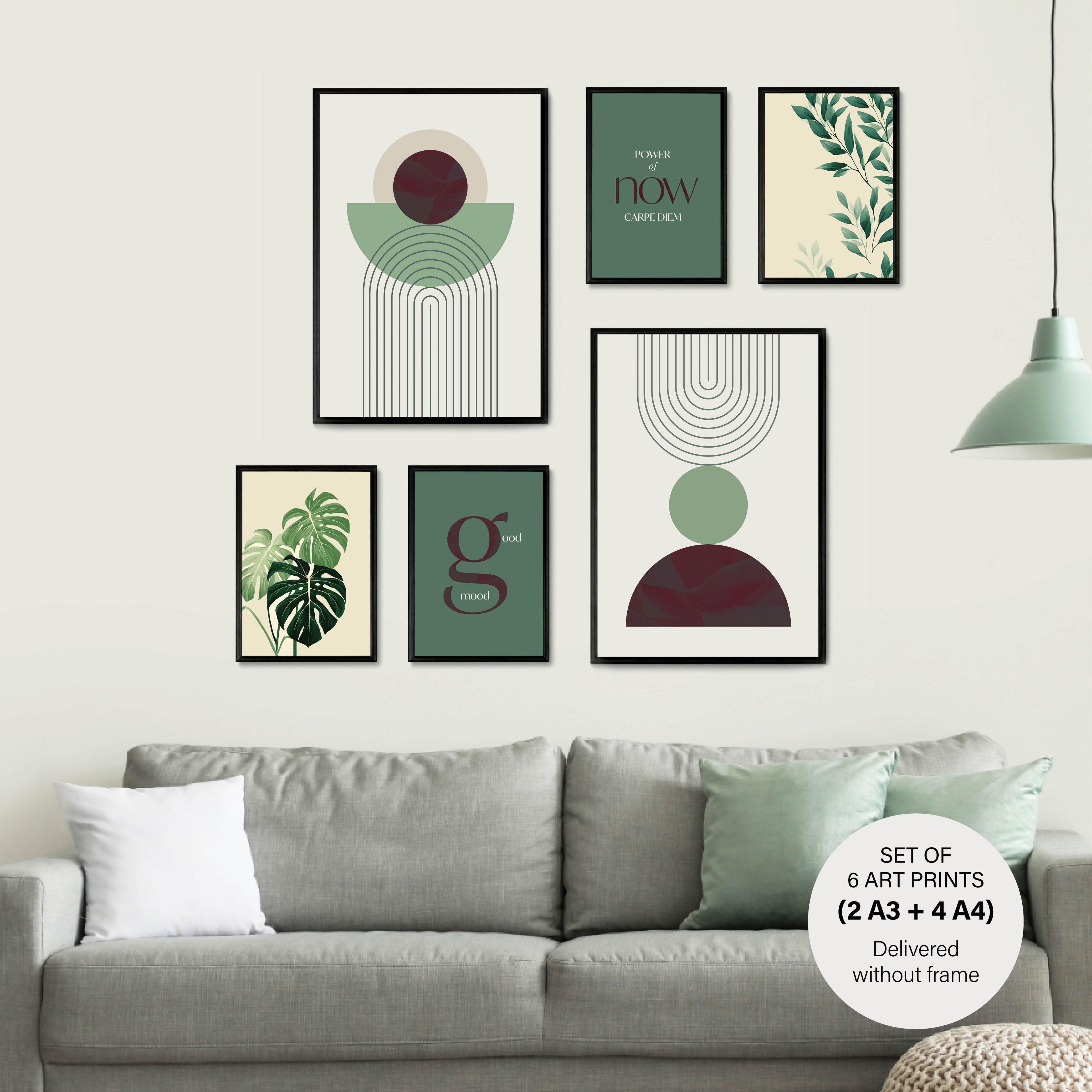 Scandinavian Set - 6 Posters without Frame - Gallery Wall